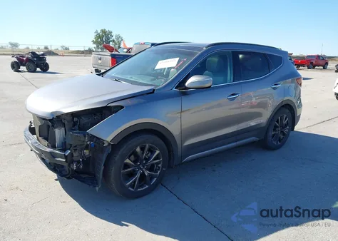 2018 Hyundai Santa Fe Sport 2.0T Ultimate from USA, damaged, VIN 5NMZWDLA9JH100293